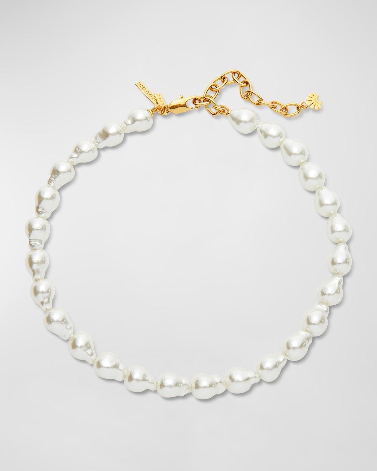 Lele Sadoughi Imitation Baroque Pearl Collar Necklace at Nordstrom Product Image