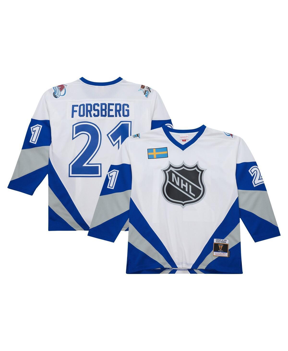 Mitchell Ness Mens Peter Forsberg White 1999 Nhl All-Star Game Blue Line Player Jersey - White Product Image