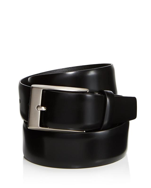 Canali Mens Shiny Smooth Leather Belt Product Image