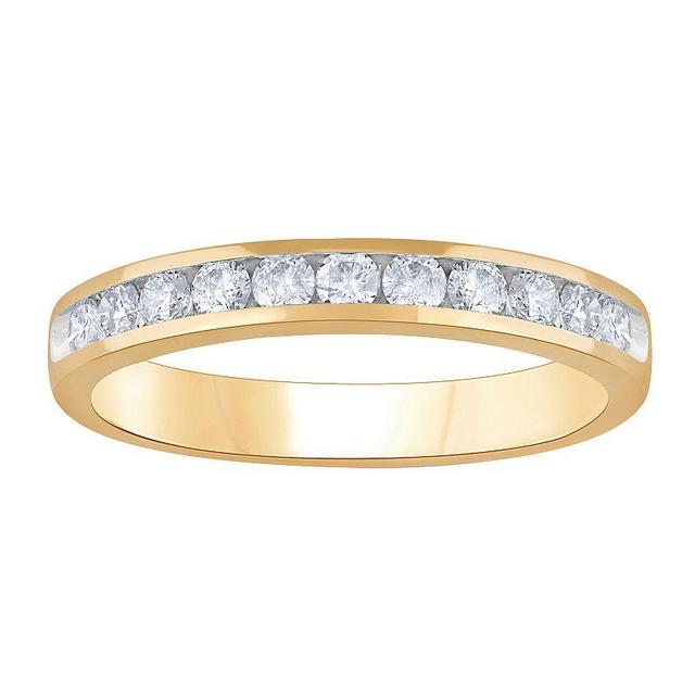 Diamond Medley 14k Gold 1/2 Carat T.W. Lab-Grown Diamond Ring, Womens White Product Image