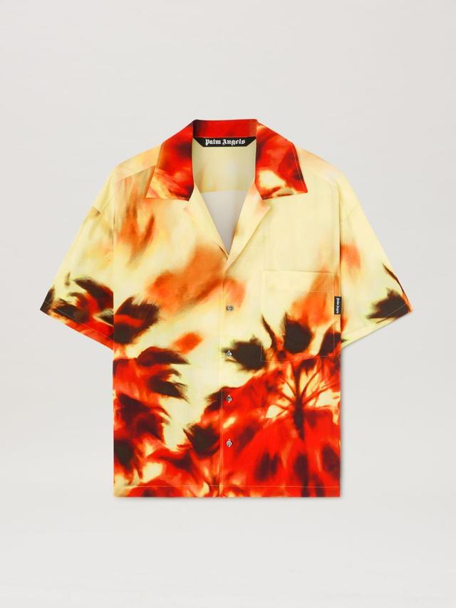 Palms on Fire Shirt on Sale - Palm Angels® Official  Product Image