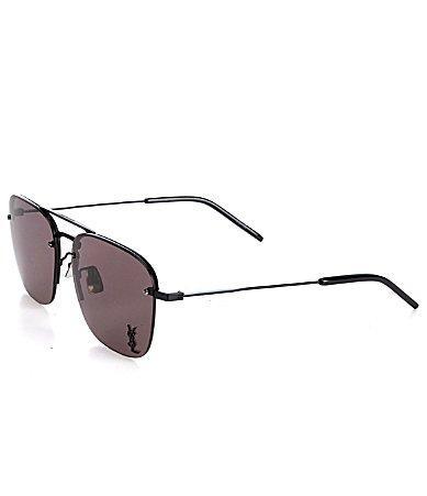 Saint Laurent Monogram Pin Navigator Sunglasses, 59mm Product Image