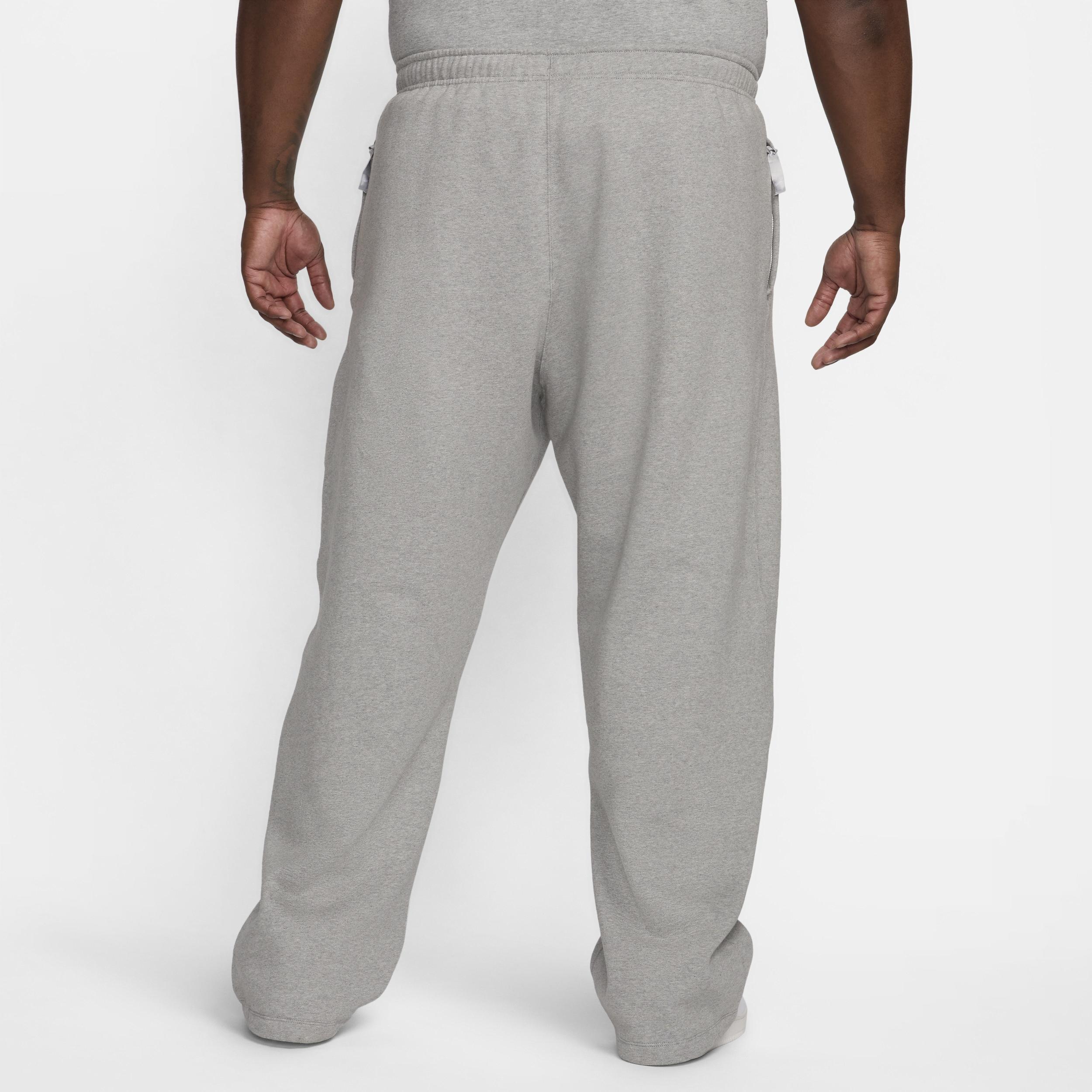 Men's Nike Sportswear Swoosh Open-Hem Fleece Pants Product Image