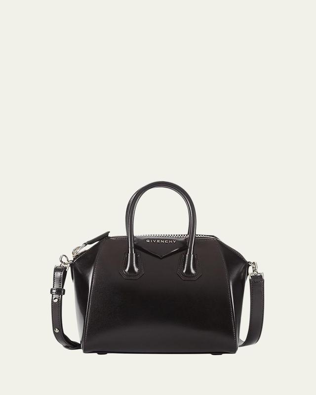 Antigona Mini Top Handle Bag in Box Leather Product Image