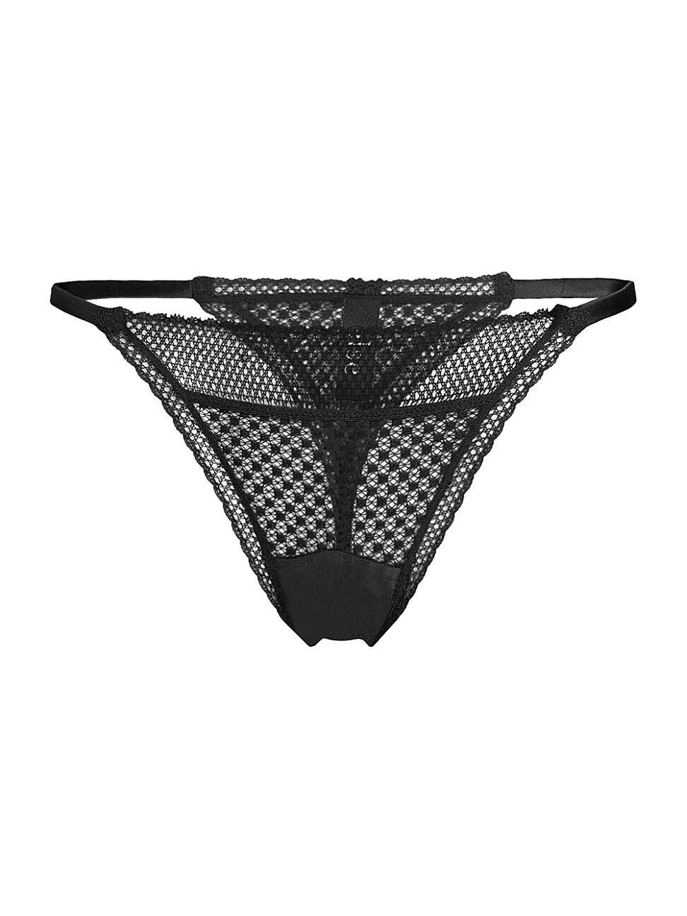 Womens Bella Triangle Lace Thong Product Image