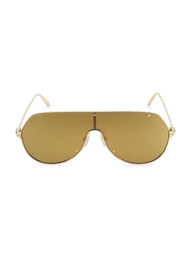 Mens Square Rimless Metal Sunglasses Product Image