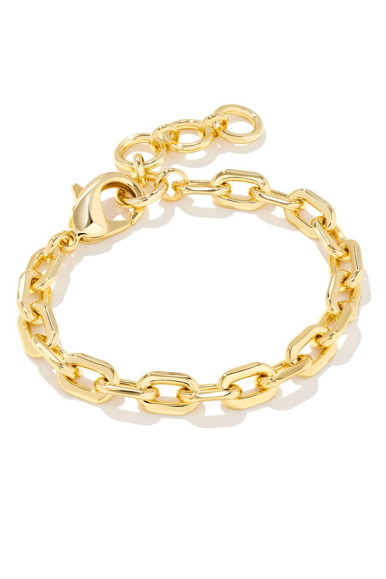 KENDRA SCOTT Korinne Chain Bracelet Gold Metal Product Image