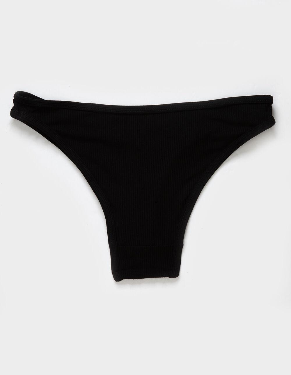 FULL TILT High Leg Rib Bikini Panties Product Image