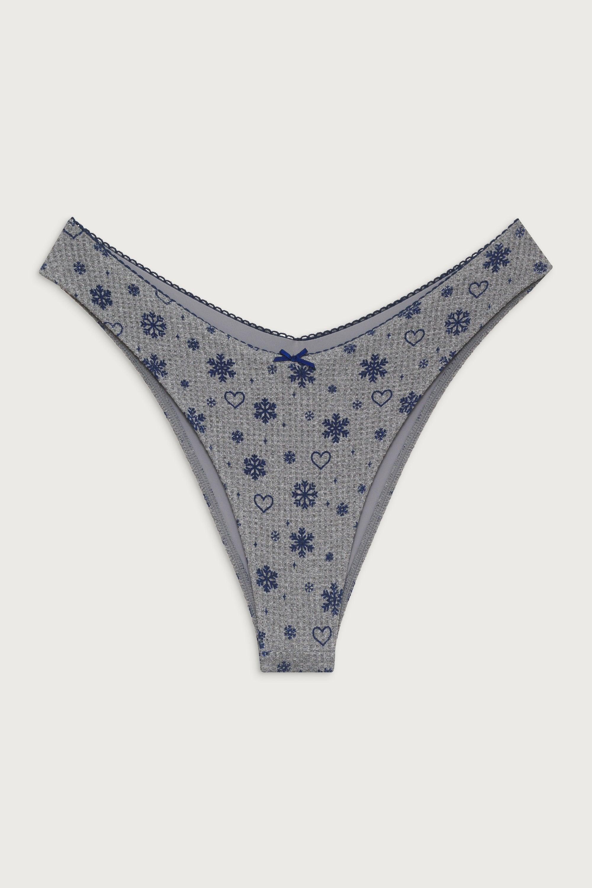 Enzo Waffle Cheeky Bikini Bottom - Apres Ski Product Image