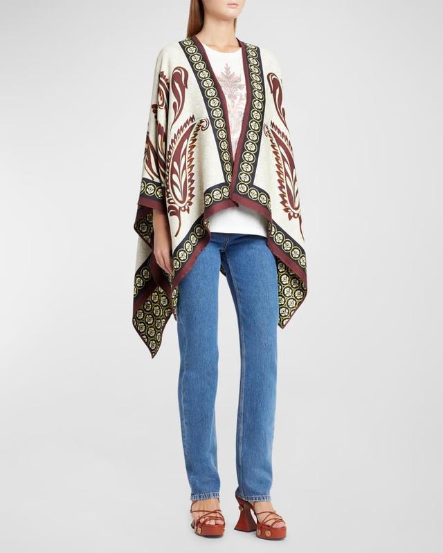 Bohemian Patterned Cape  Product Image