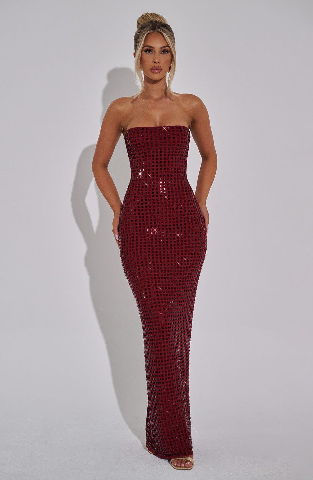 Neriah Maxi Dress - Wine Product Image