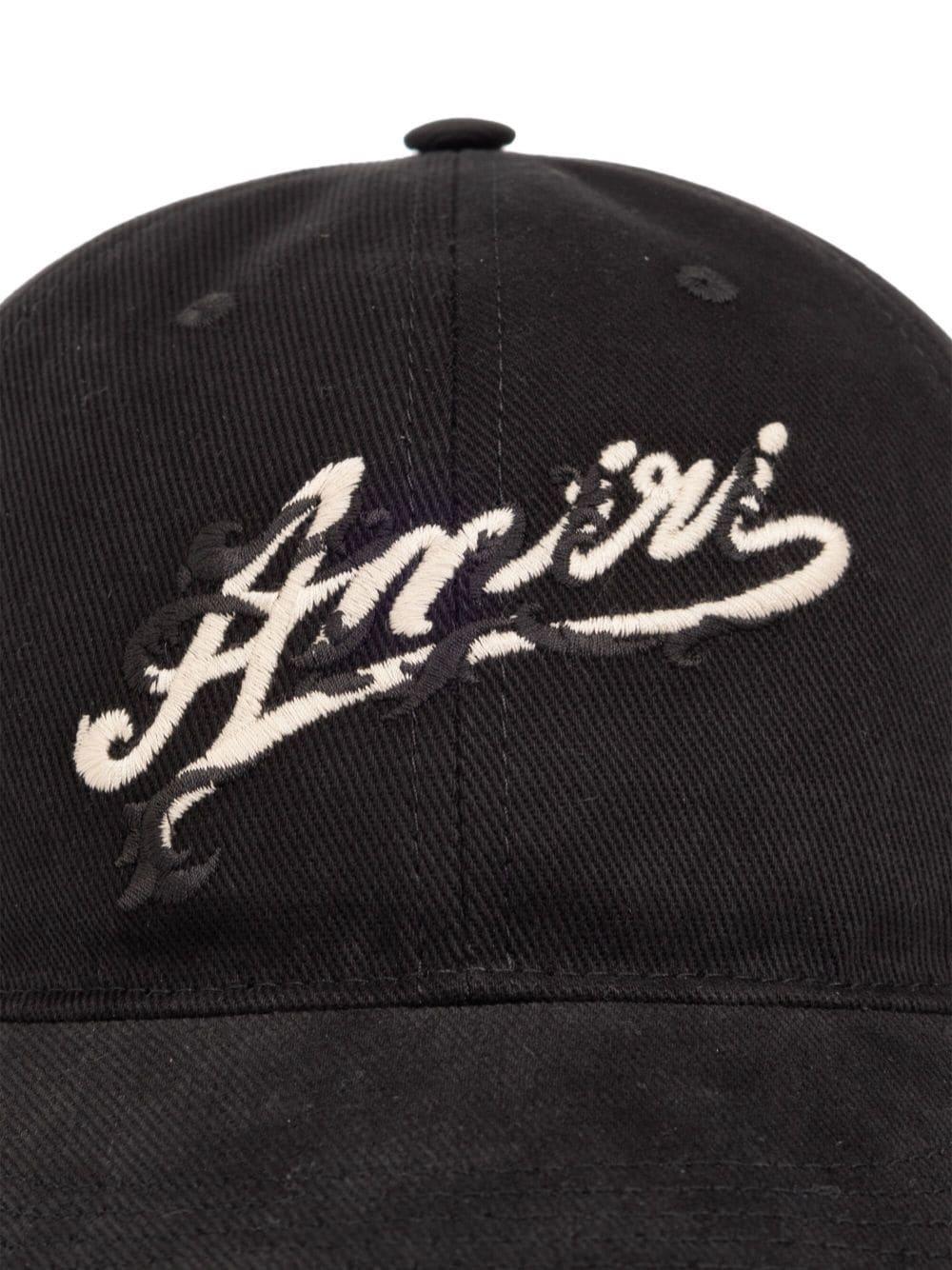 Logo-embroidered Cotton Cap In Black Product Image