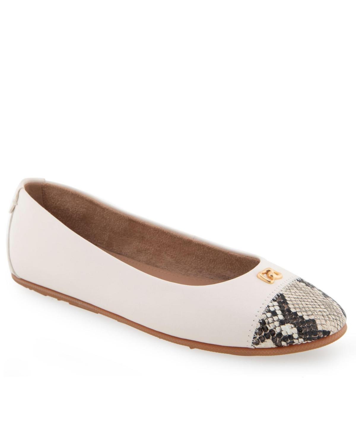 Aerosoles Piper Womens Ballet Flats White Product Image