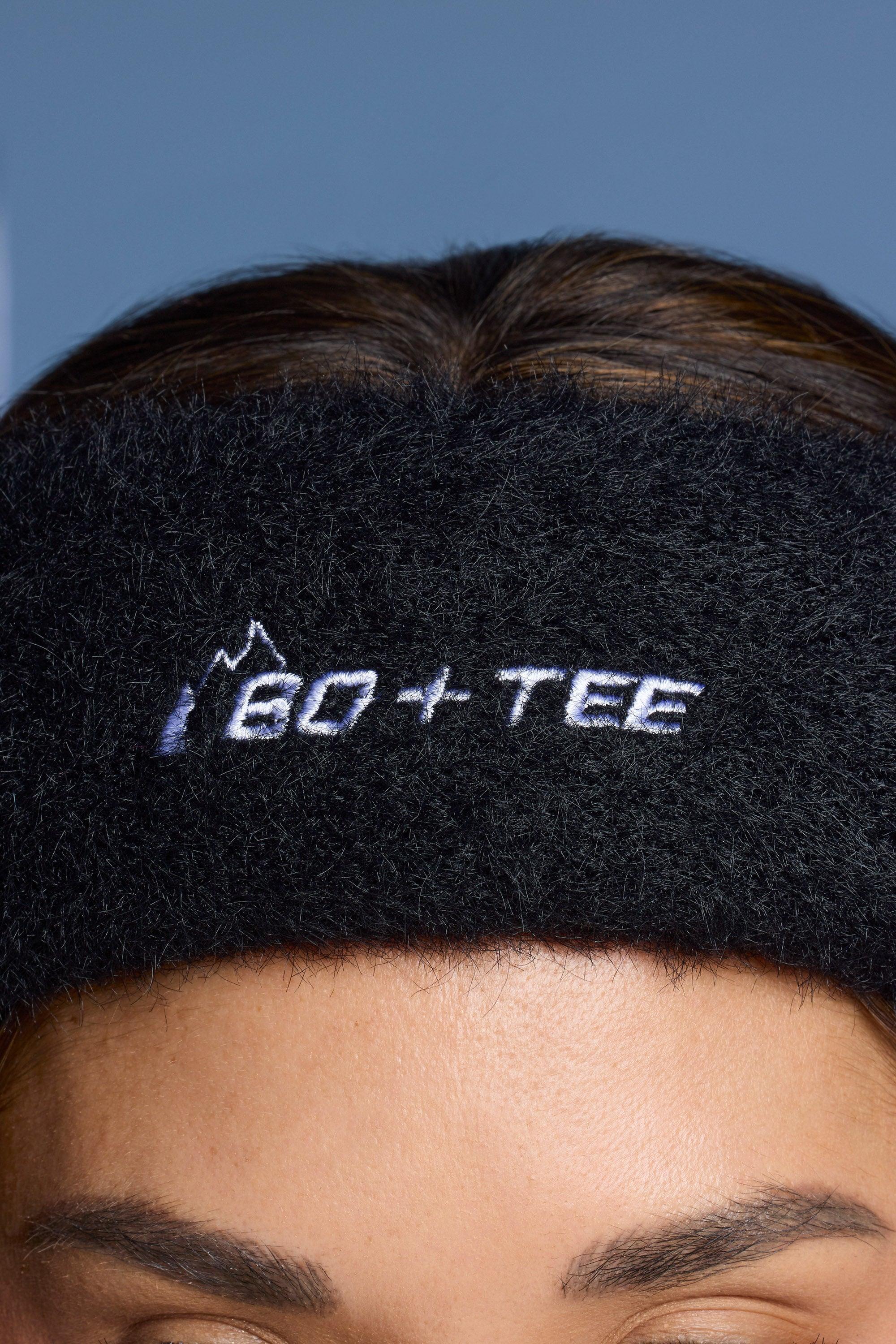 Faux Fur Headband in Black Product Image