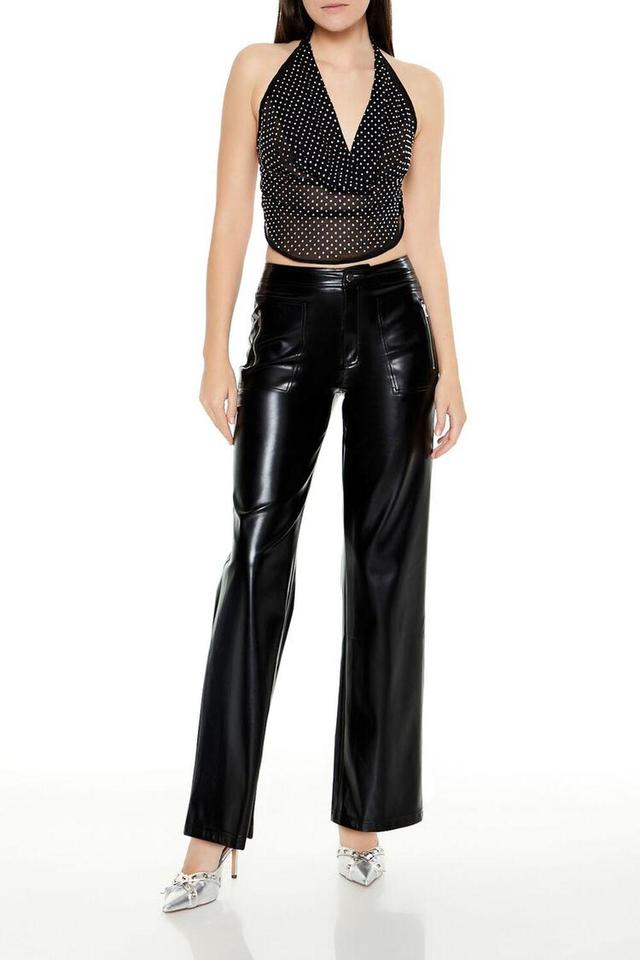 Faux Leather High-Rise Pants | Forever 21 Product Image