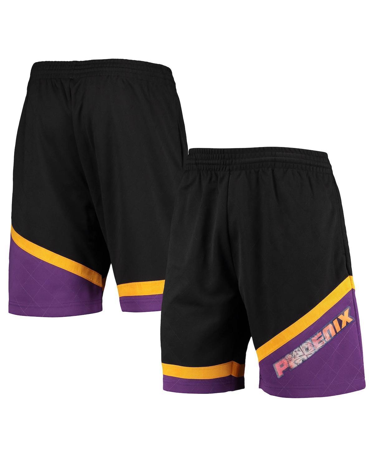 Mens Mitchell & Ness Black Phoenix Suns Hardwood Classics 75th Anniversary Swingman Shorts Product Image