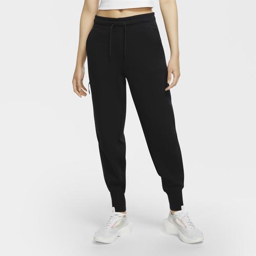 Nike Womens Nike Plus Tech Fleece Pants - Womens Black/Black Product Image