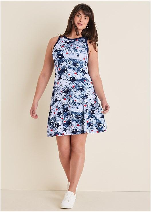 Fit And Flare Mini Dress Product Image