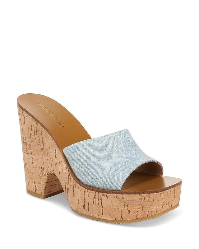 Veronica Beard Womens Paulita Platform Wedge Sandals Product Image