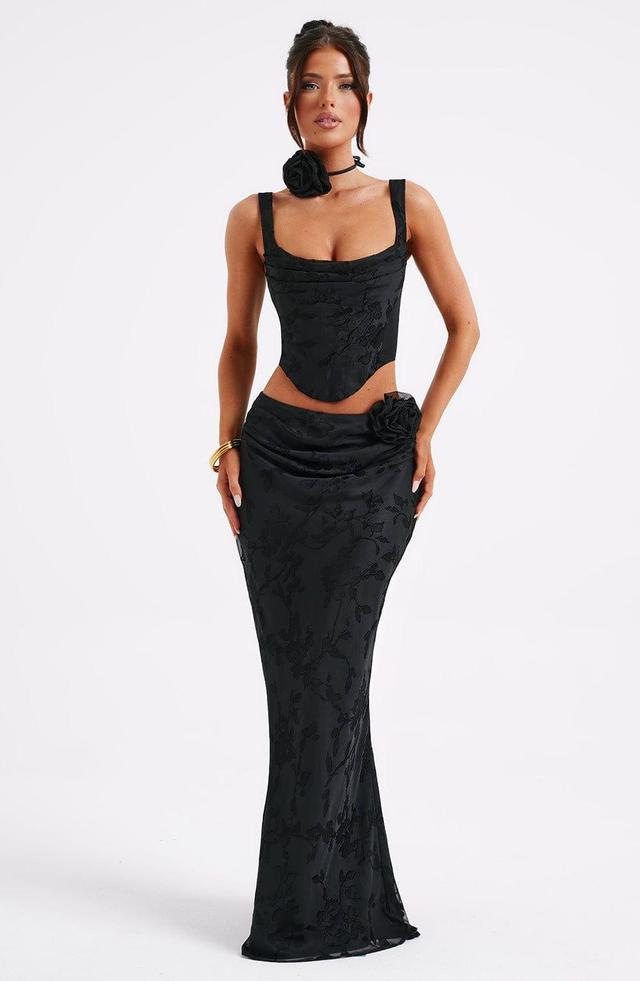 Elizabeth Maxi Skirt - Black Product Image