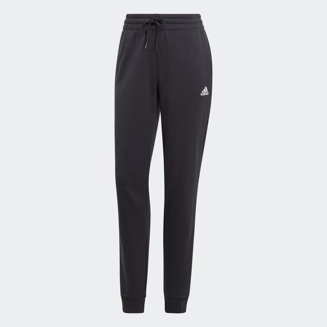 adidas Essentials Linear French Terry Cuffed Pants Black M Womens Product Image