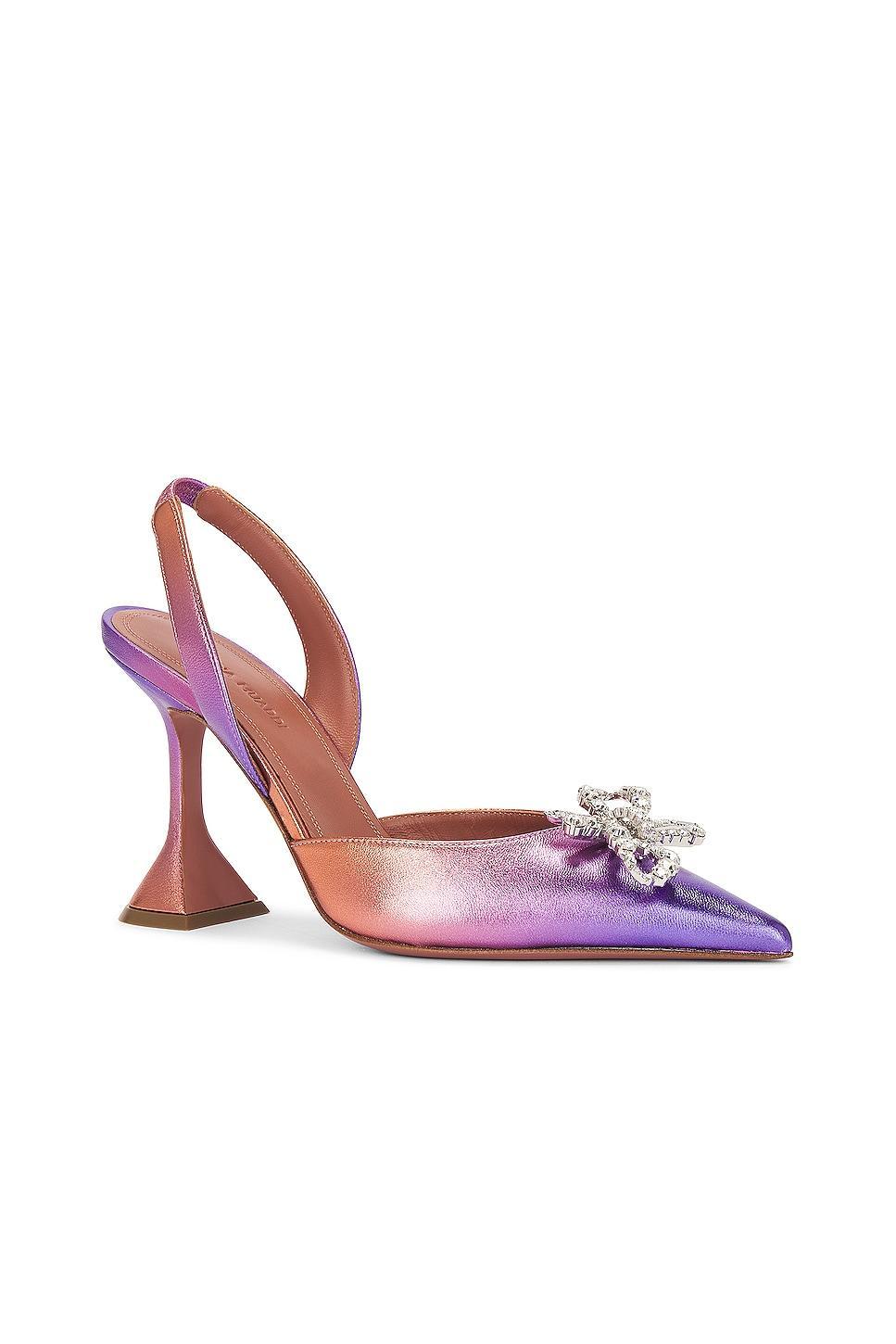 AMINA MUADDI Rosie Sling Pump in Purple Product Image