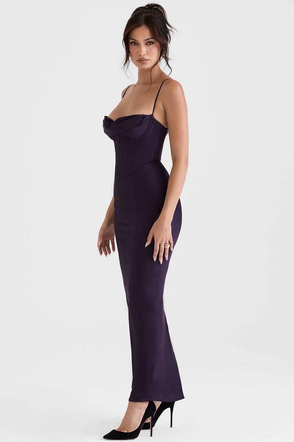 Charmaine Night Shade Corset Maxi Dress Product Image