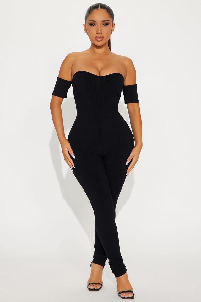 Rosalie Snatched Jumpsuit - Black Product Image