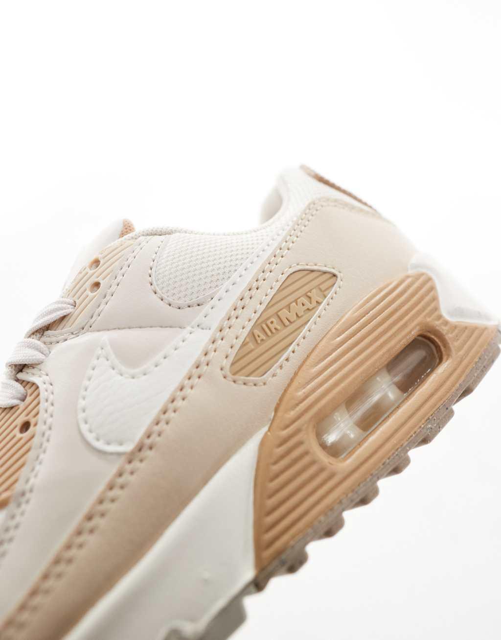 Nike Air Max 90 sneakers in beige  Product Image