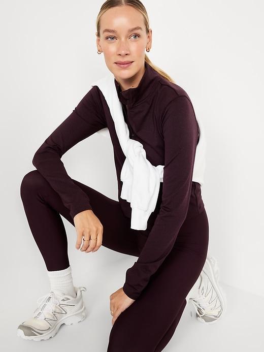 CloudComfy Crop Quarter Zip Product Image