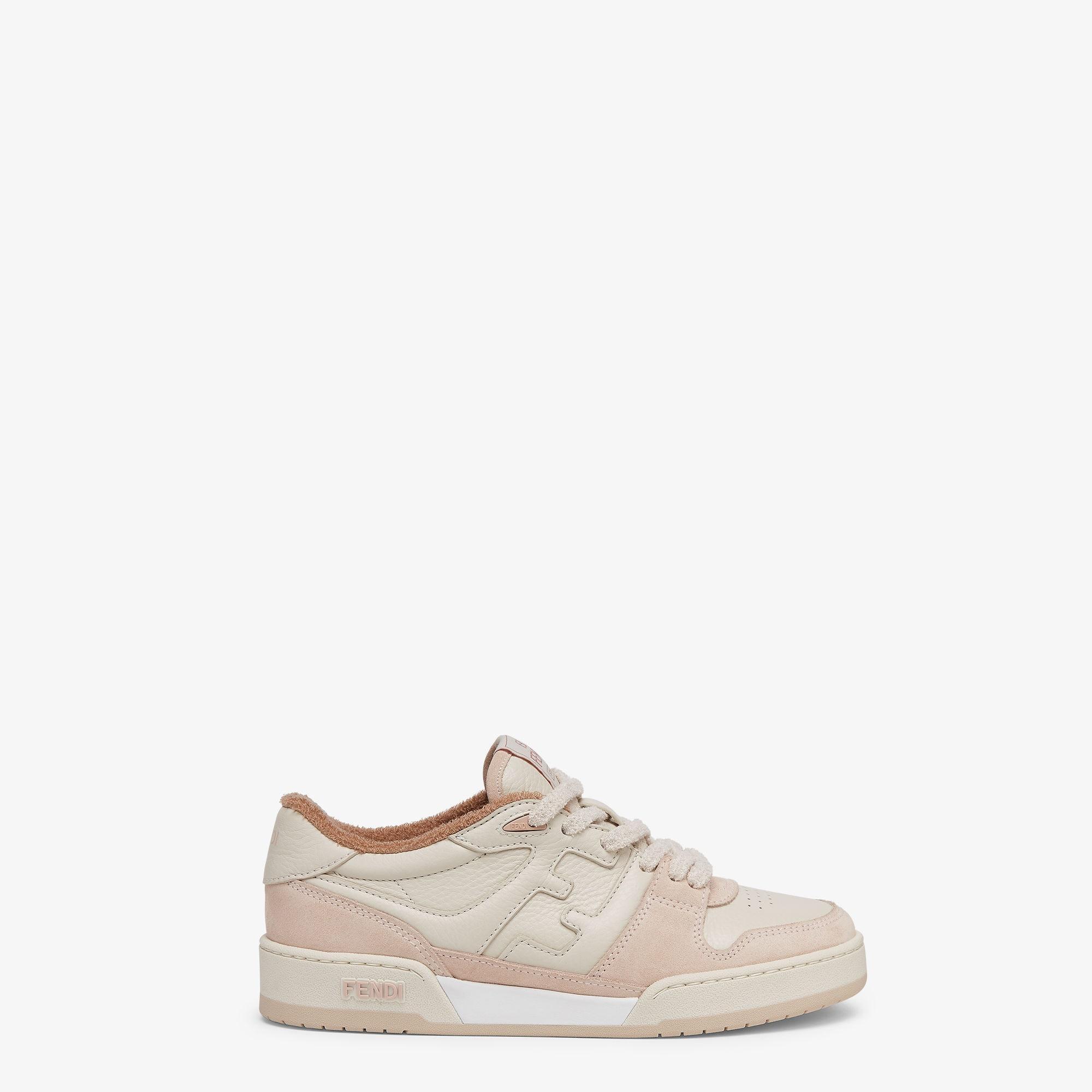 Fendi MatchLow-tops in pink suede Product Image