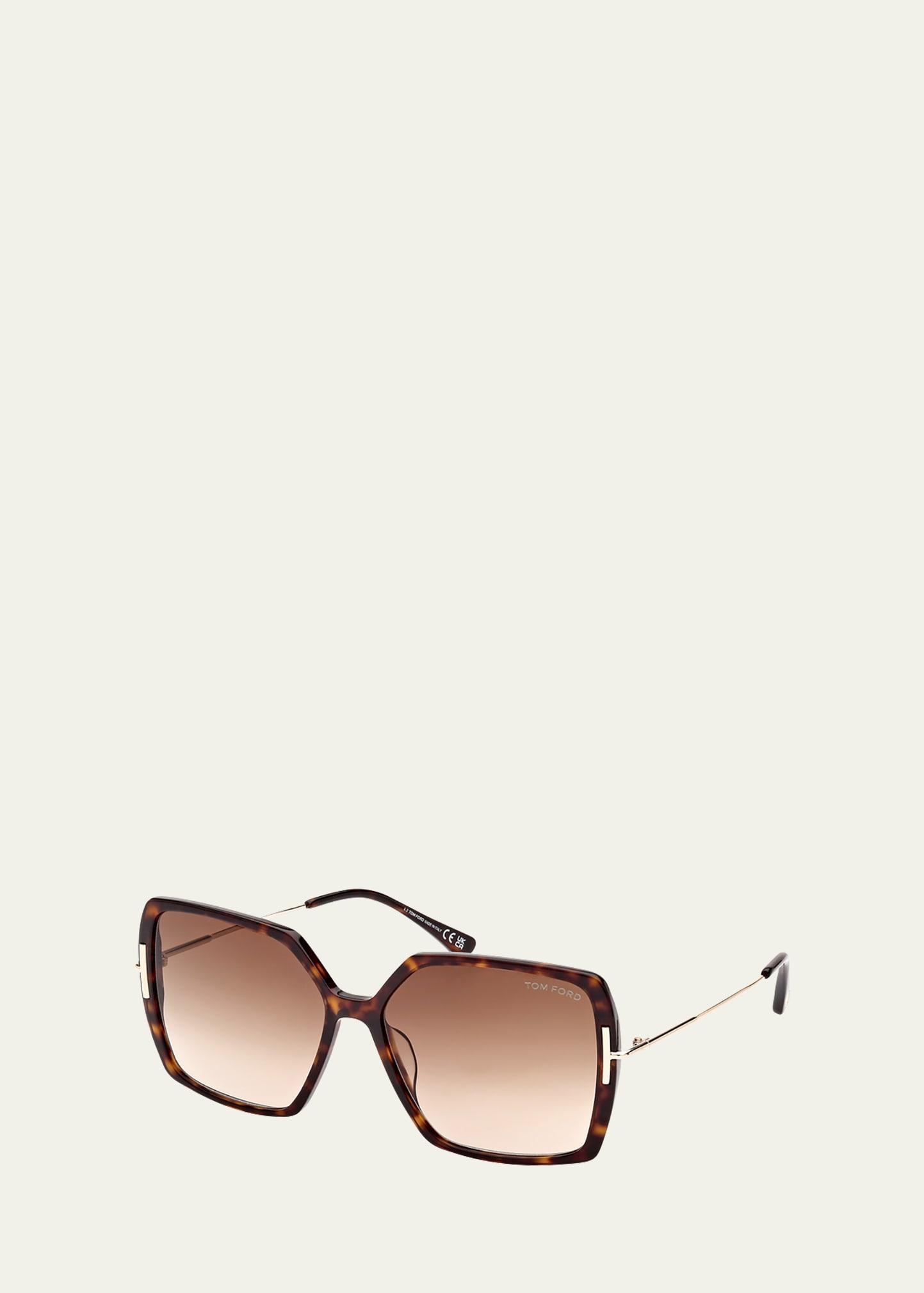 TOM FORD Joanna 59mm Gradient Butterfly Sunglasses Product Image