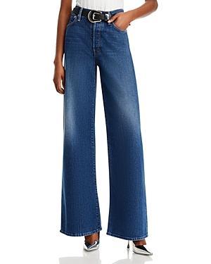 The Ditcher Roller Sneak High Rise Wide Leg Jeans In Cannonball Product Image