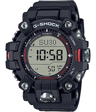 Men's Casio G-Shock Master of G Solar Powered Black Strap Watch with Digital Dial (Model: Gw9500-1) Product Image