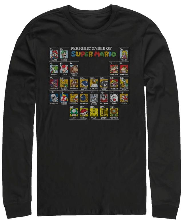 Fifth Sun Mens Nintendo Mushroom Table Long Sleeve Crew Tee Product Image