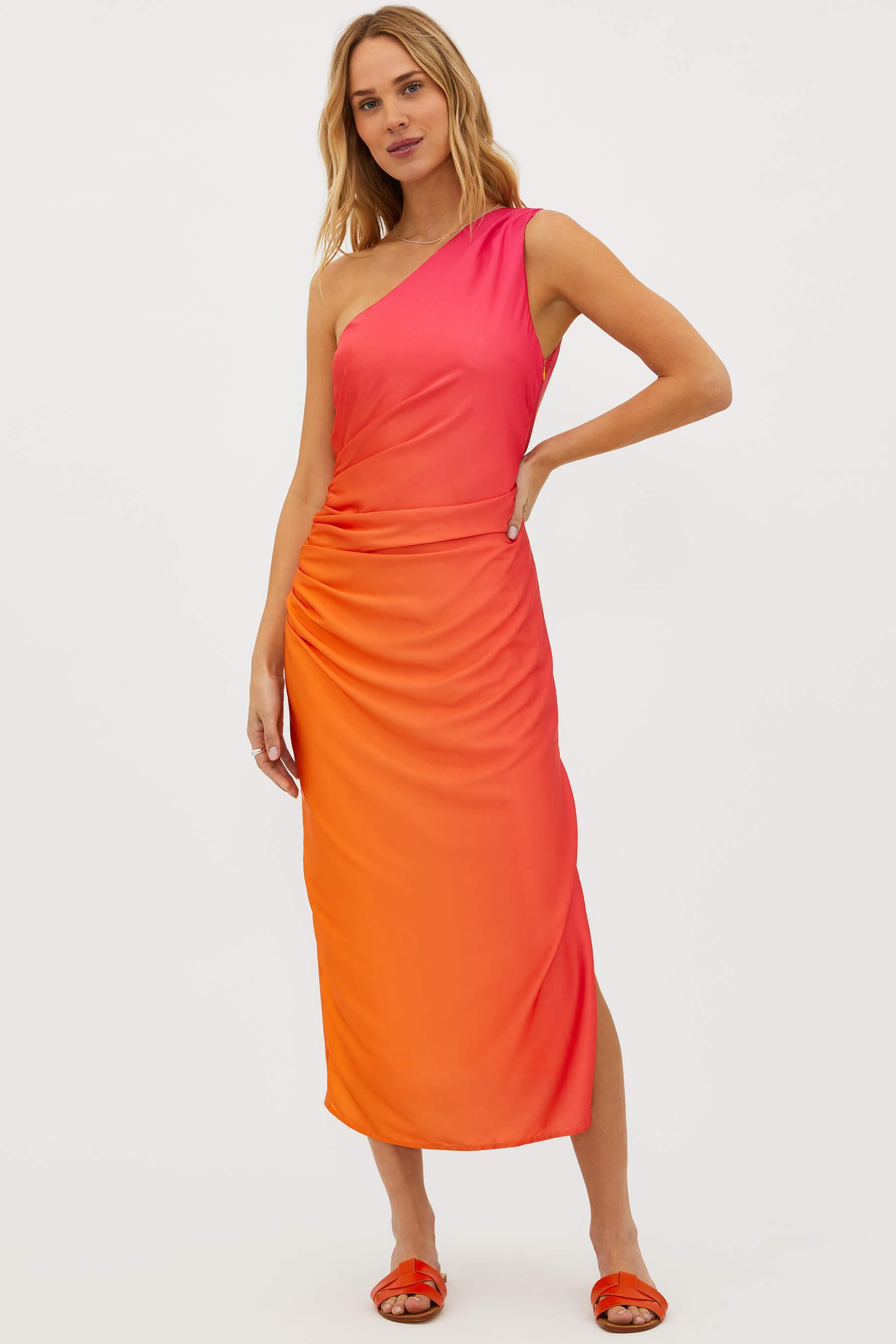 Beach Riot x Anthropologie Selita Dress Sunburst Ombre Product Image