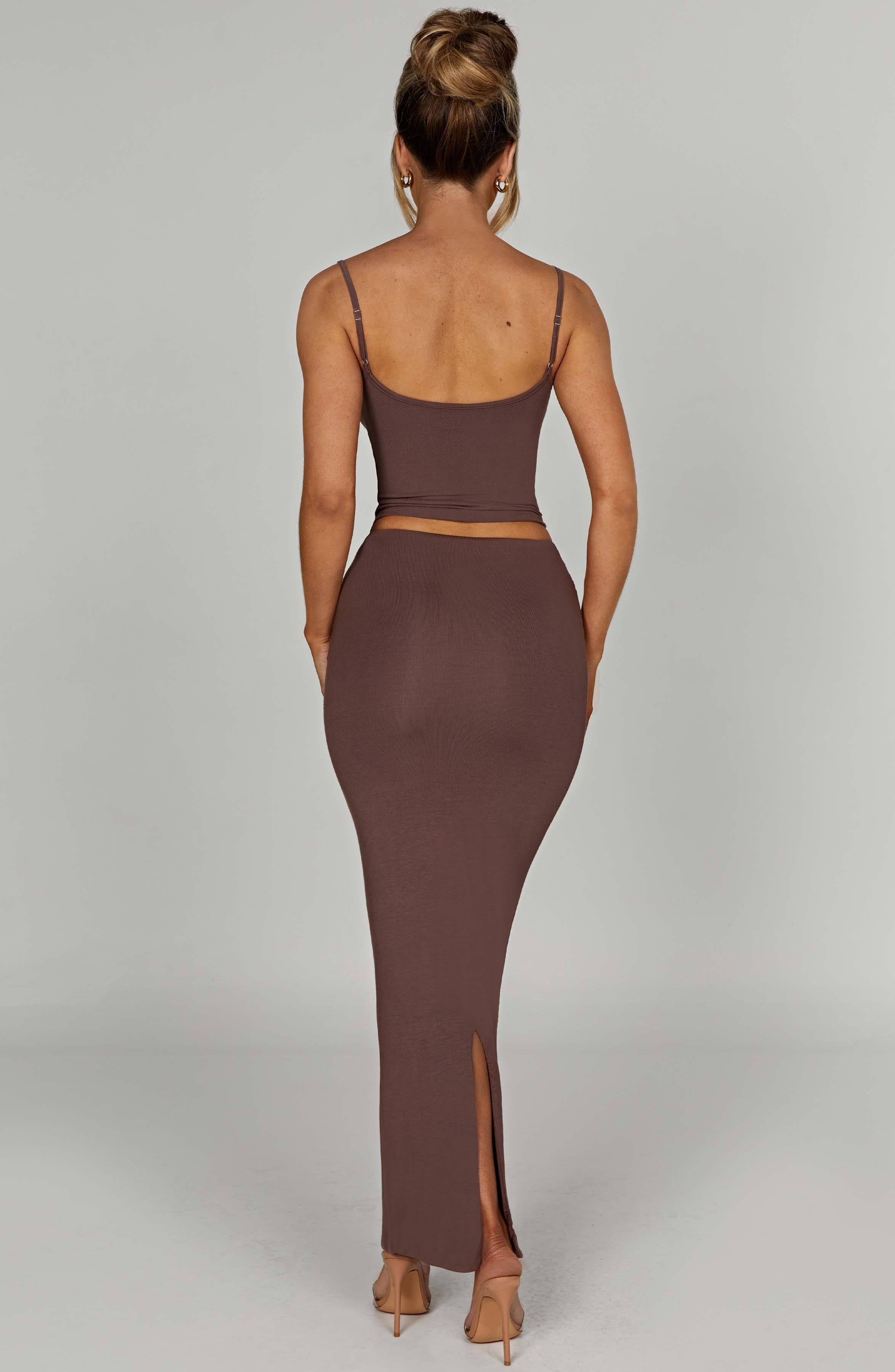 Yazmin Maxi Skirt - Chocolate Product Image