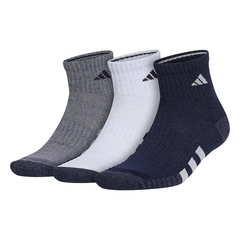 adidas Cushioned Color Quarter Socks 3 Pairs Legend Ink L Product Image