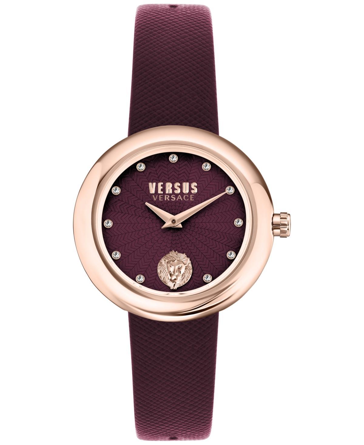 VERSUS Versace Lea Leather Strap Watch, 35mm Product Image