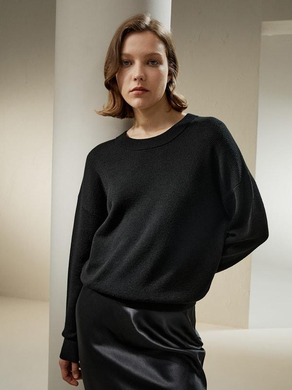 Ultra-fine Merino Wool Crewneck Sweater product image