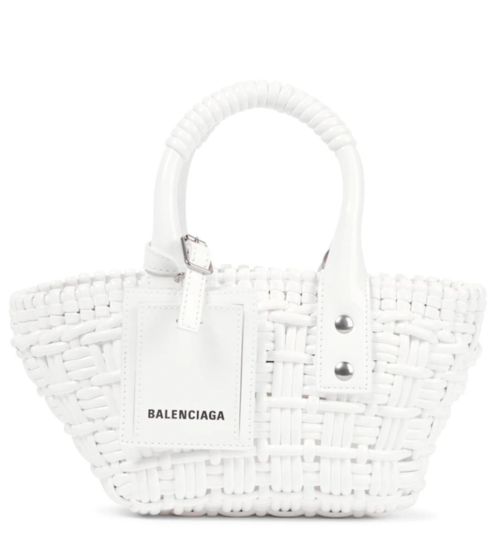 Bistro Xxs Woven Tote In Optic White Product Image