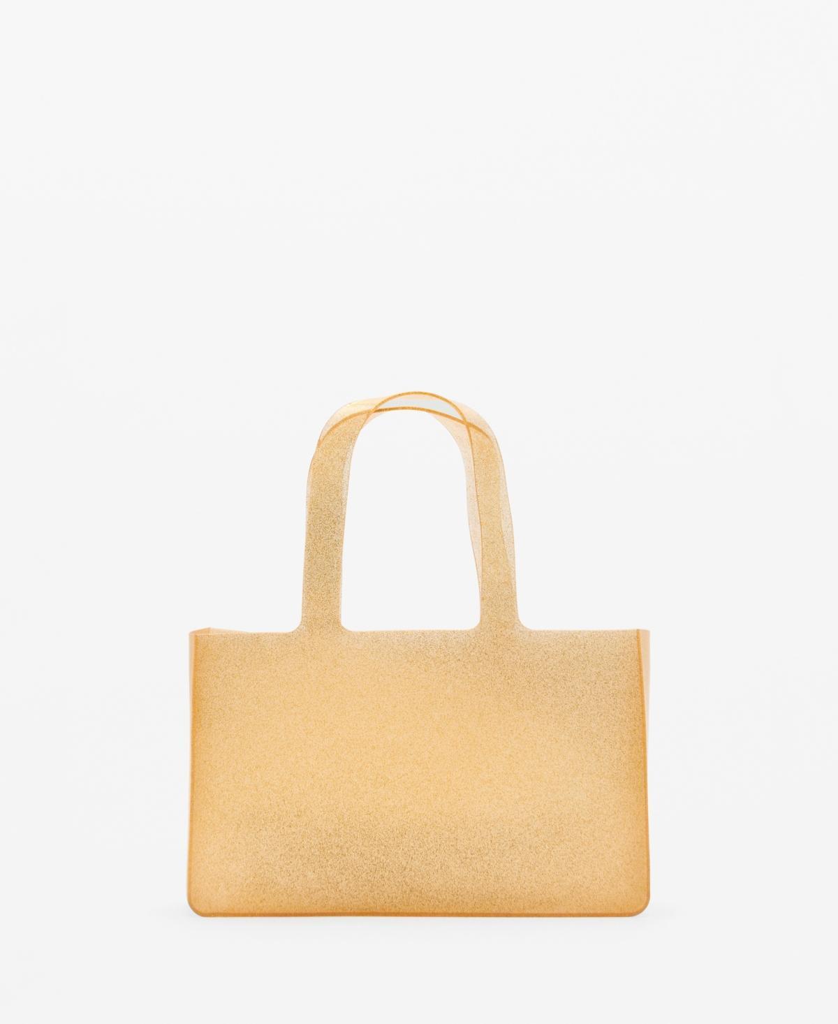 Semi-transparent shiny bag - Women | MANGO USA Product Image