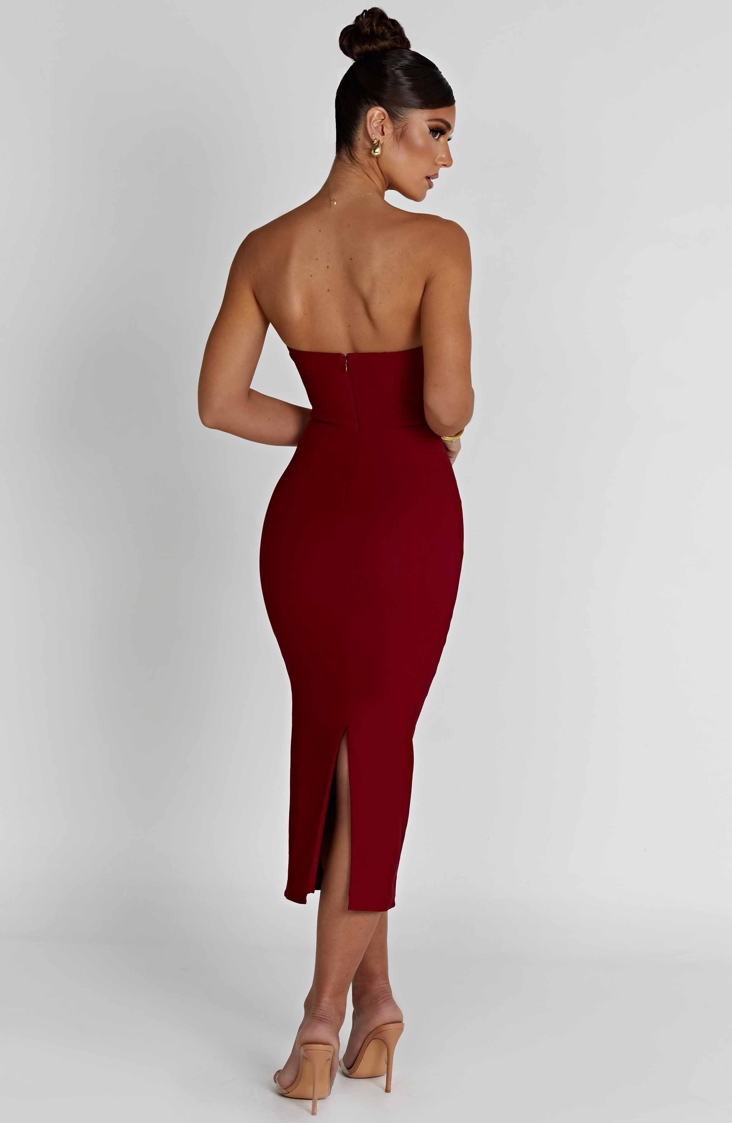 Amore Midi Dress - Red Product Image