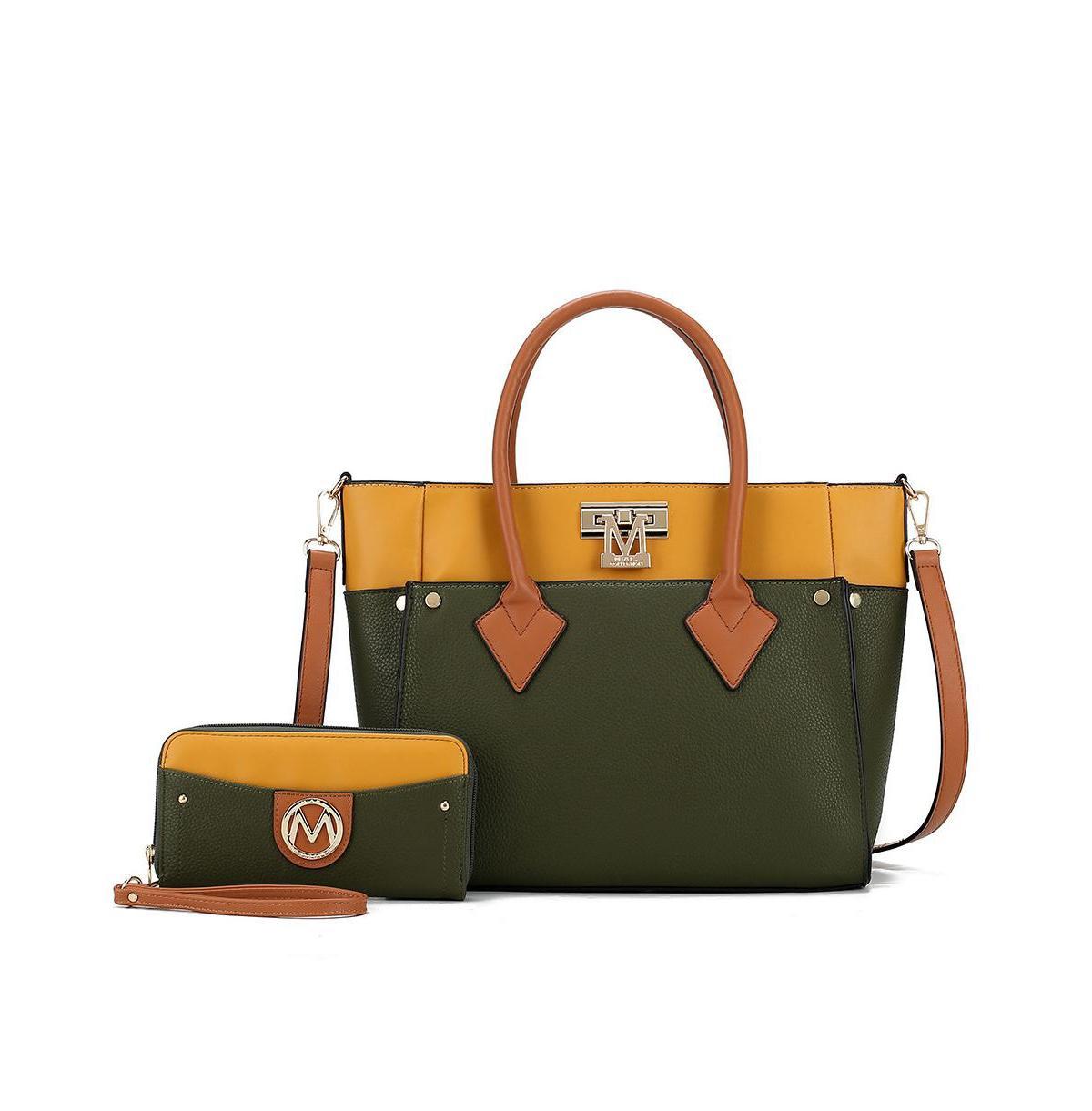 Mkf Collection Brynlee Color-Block Women s Tote Bag by Mia K Product Image