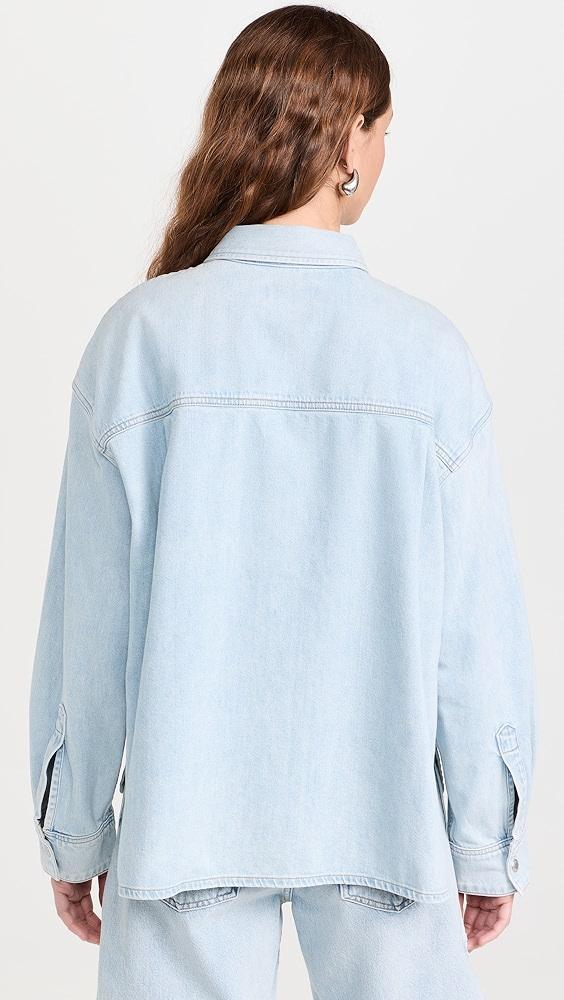 AGOLDE Gwen Slice Shirt | Shopbop Product Image