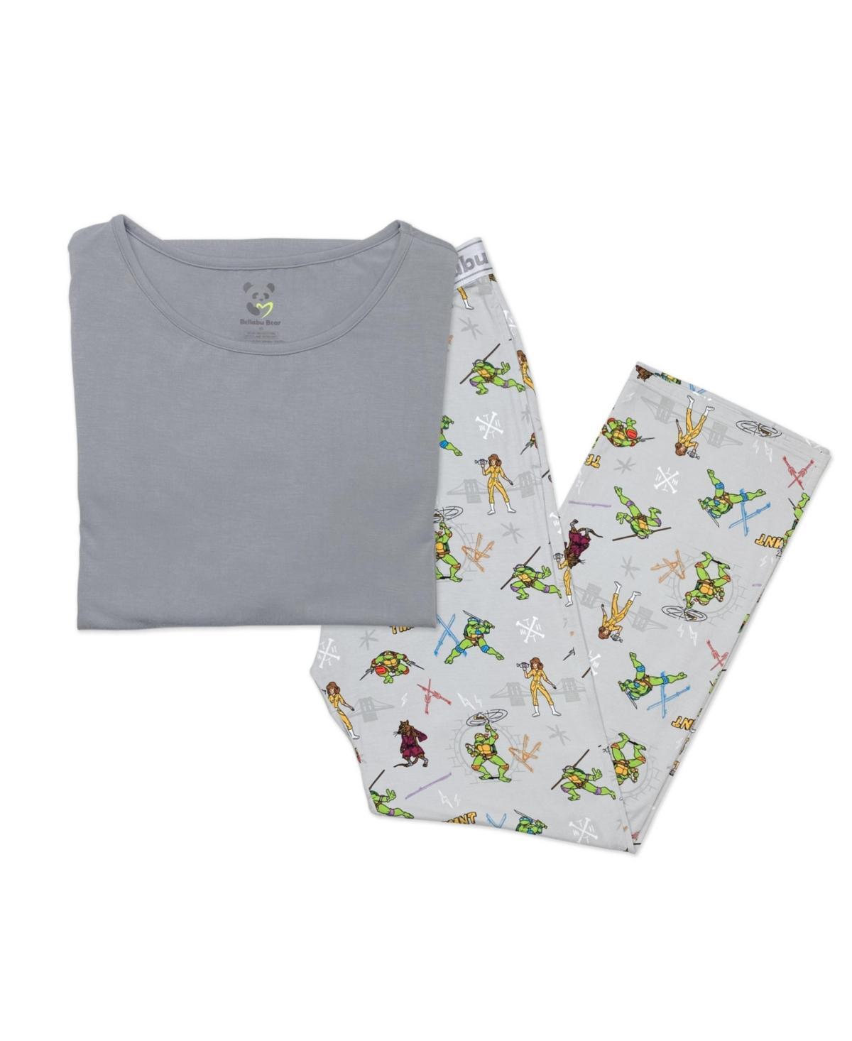 Bellabu Bear Mens Teenage Mutant Ninja Turtles Retro Pajama Set Product Image