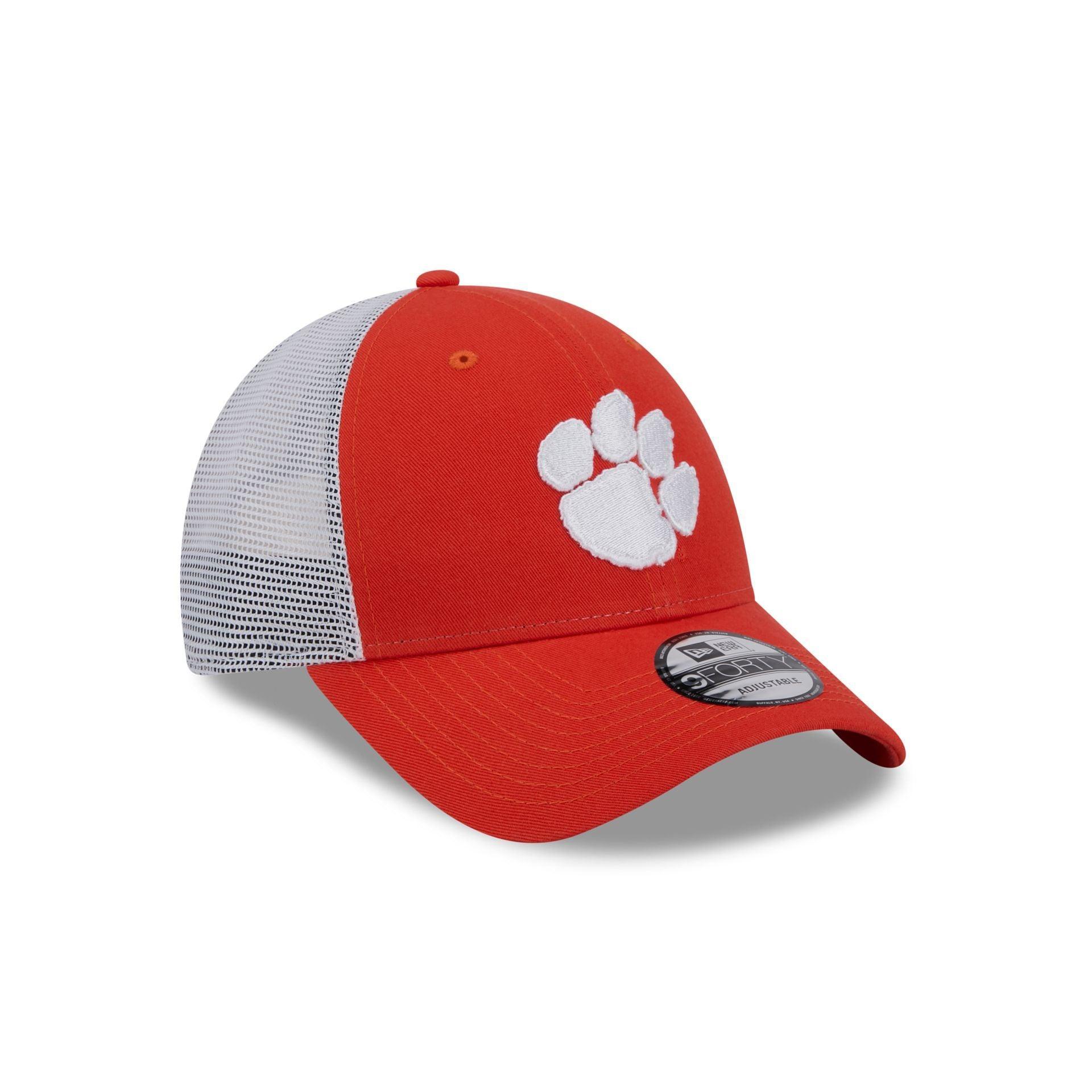 Clemson Tigers Orange 9FORTY Trucker Hat Male Product Image