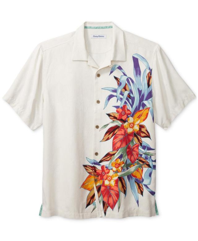 Tommy Bahama Mens Las Flores Isle Short Sleeve Printed Silk Button-Front Camp Shirt Product Image