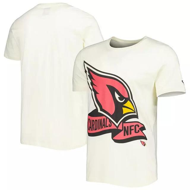 Mens New Era Cream Arizona Cardinals Sideline Chrome T-Shirt Product Image