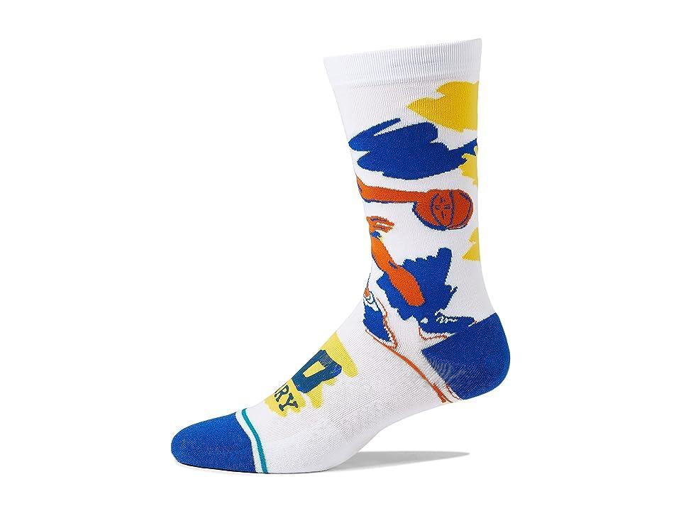 Mens Stance Stephen Curry Golden State Warriors Player Paint Crew Socks Product Image